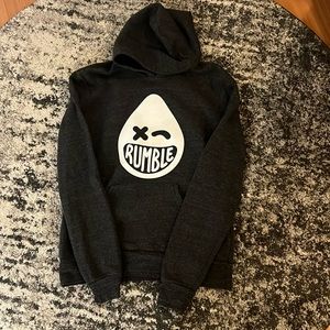Rumble hoodie with pockets. Worn once. Medium